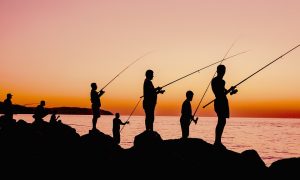 Pesca - pescando en atardecerjpg