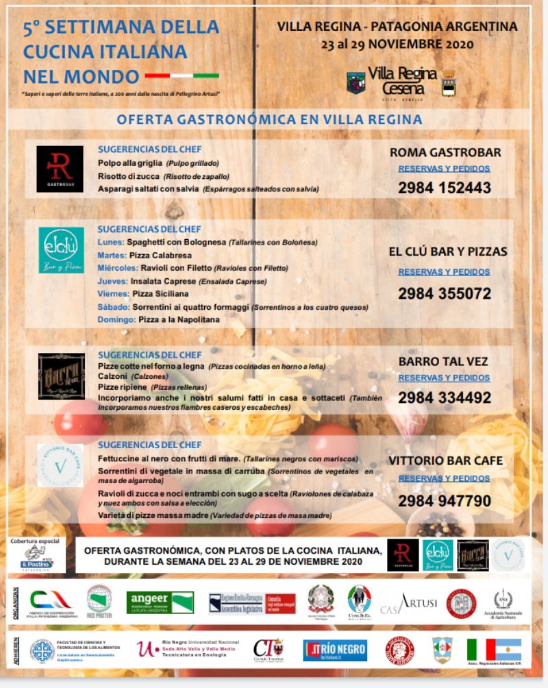 Semana - Menús italianos