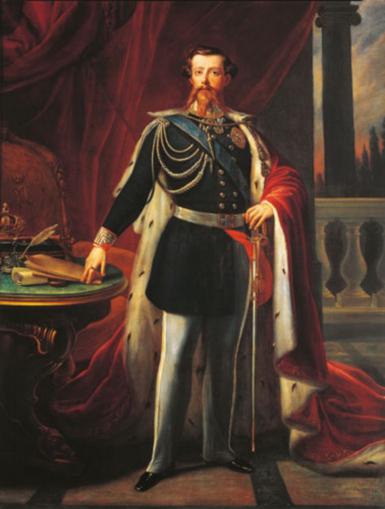 Retrato Del Rey Vittorio Emmanuelle Ii