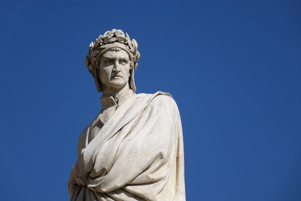 Alighieri - estatua di dante alighieri
