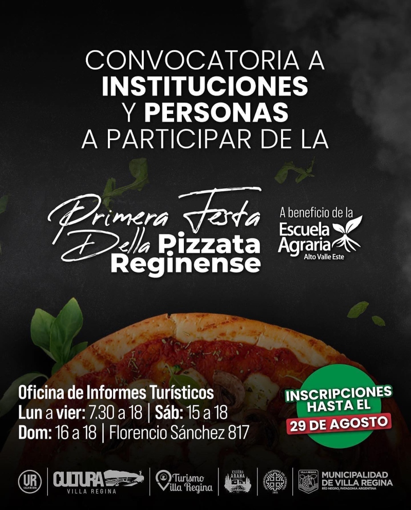 festival pizza - pizzata flyer