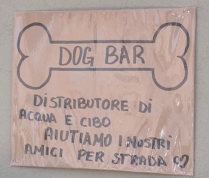 Dog Bar cartello