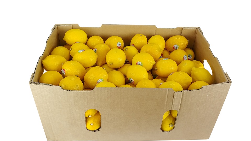 Limones - limones en caja