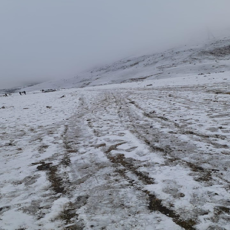 Camino Nevado En Tafi Del Valle