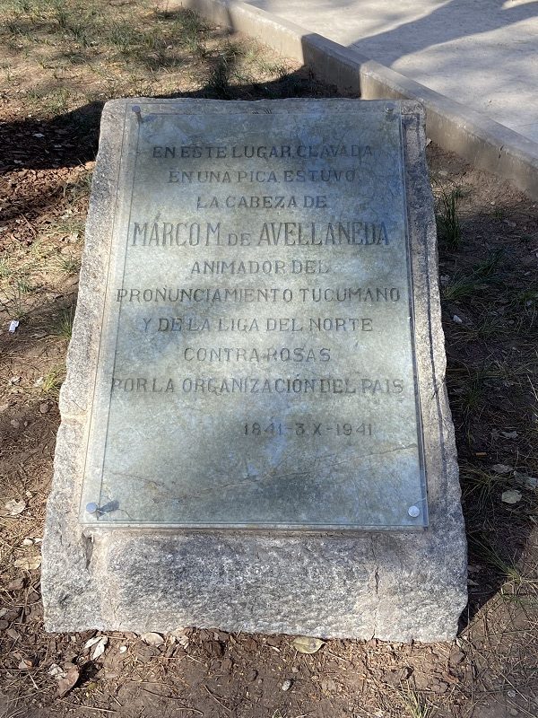 Avellaneda - Placa Conmemoracion