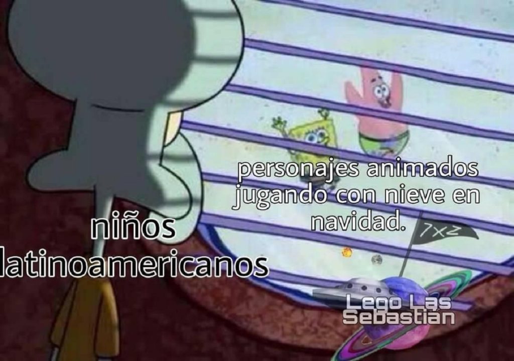 vida - Meme Bob Esponja Y Nieve