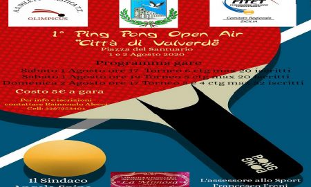 Ping pong Open Air- la locandina