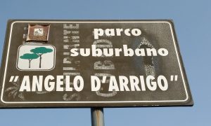Parco suburbano: il cartello del parco - Foto:Cavaleri Francesca Agata