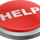 Aiuto psicologico: pulsante rosso con scritta bianca Help - Foto: Pixabay