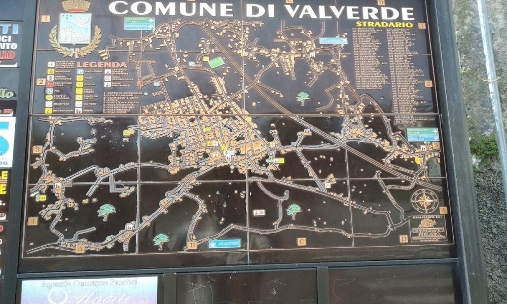 Vie valverdesi: la mappa del Paese - Foto: Cavaleri Francesca Agata