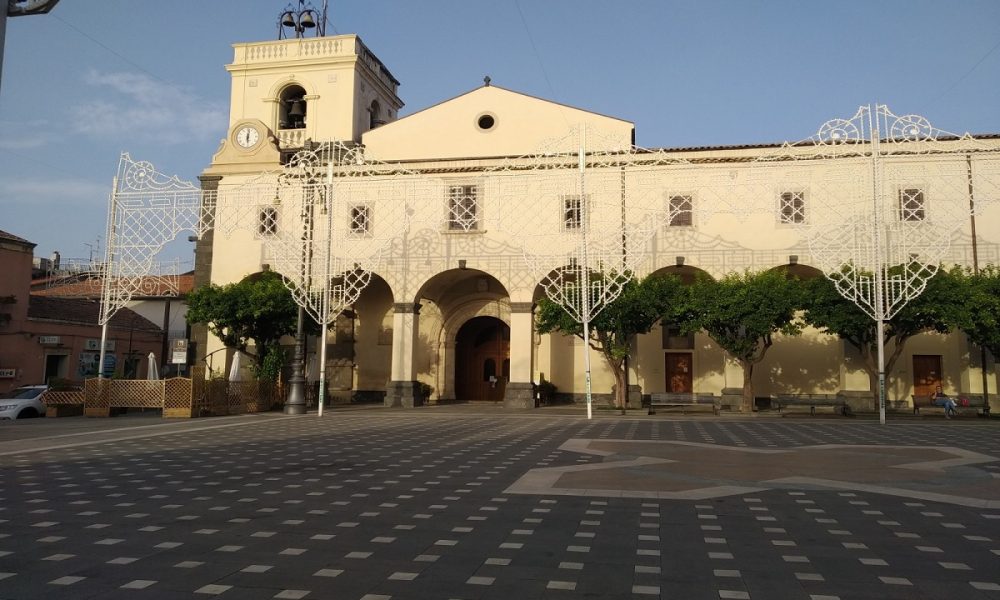 Ognissanti: il Santuario e la Piazza di Valverde-Foto: Cavaleri Francesca Agata