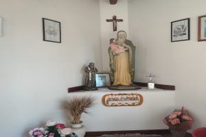 Sant'anna a Valverde- la statua nella sua cappella