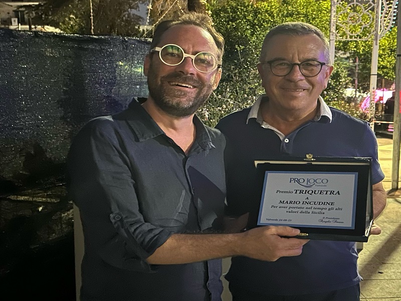 Premio Triquetra - Mario Incudine e Angelo Strano, la premiazione
