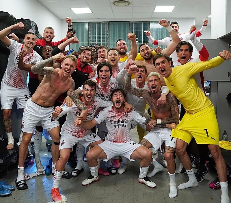 Daniel Maldini - Celebración