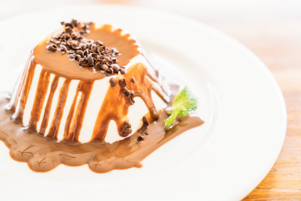 panna cotta - Chocolate Panna Cotta