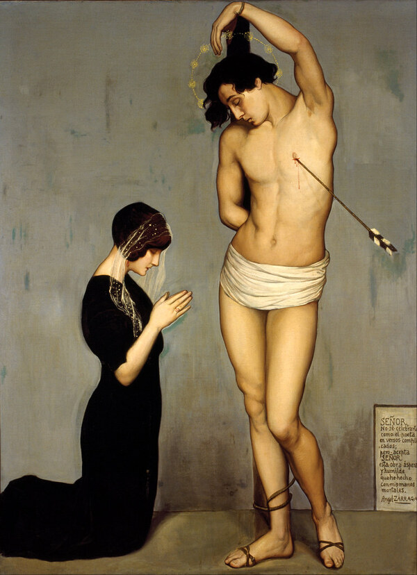 San Sebastián - Pintura De Angel Zeparra