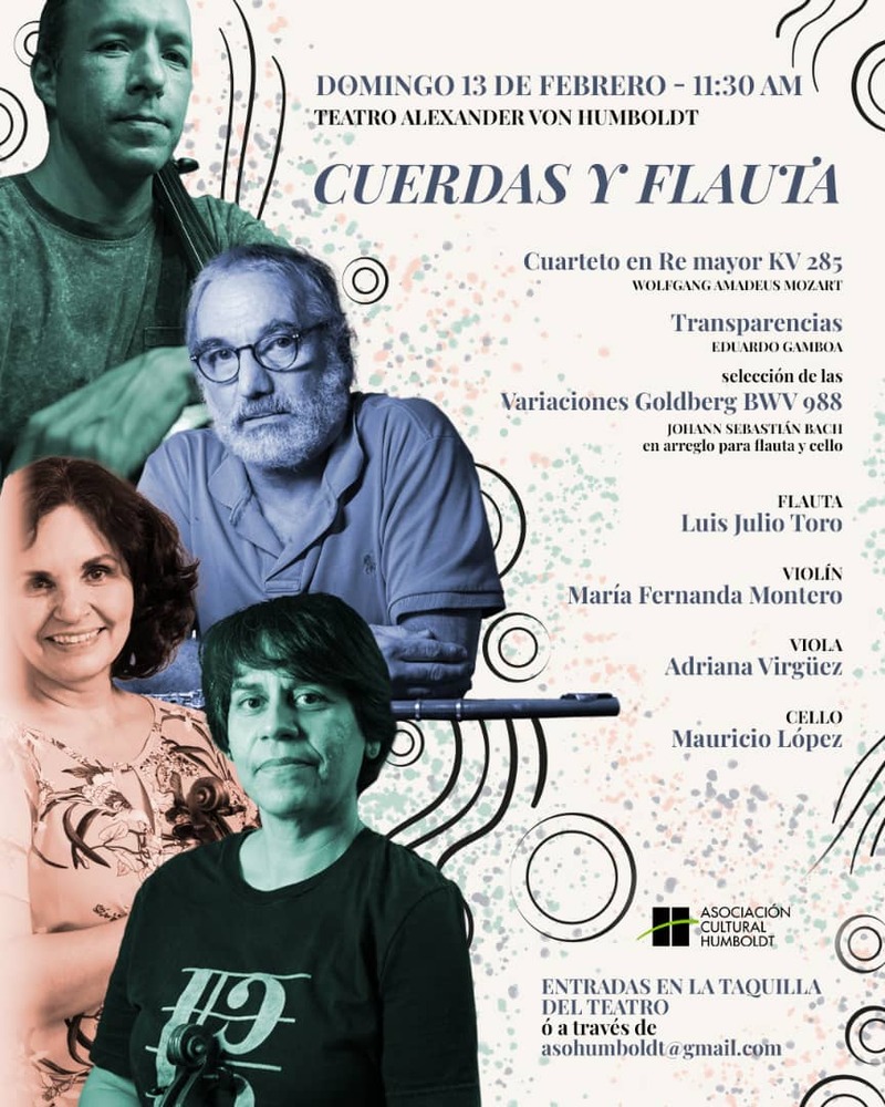 Cuerdas y flauta - Flyer Concierto Cuerdas Y Flauta