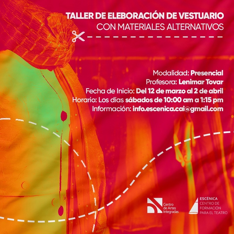 Canto para actores - Flyer Taller De Vestuario