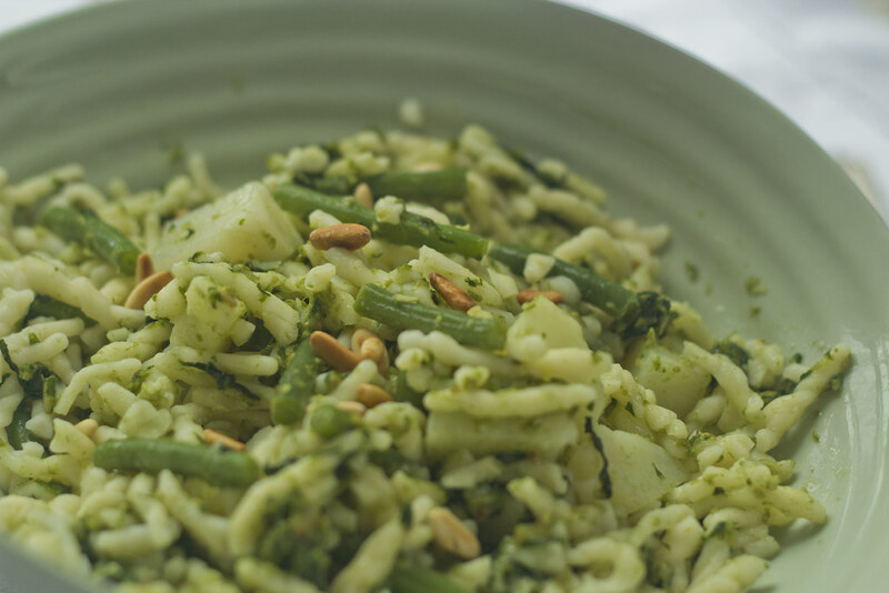 salsa pesto - Trofie Al Pesto