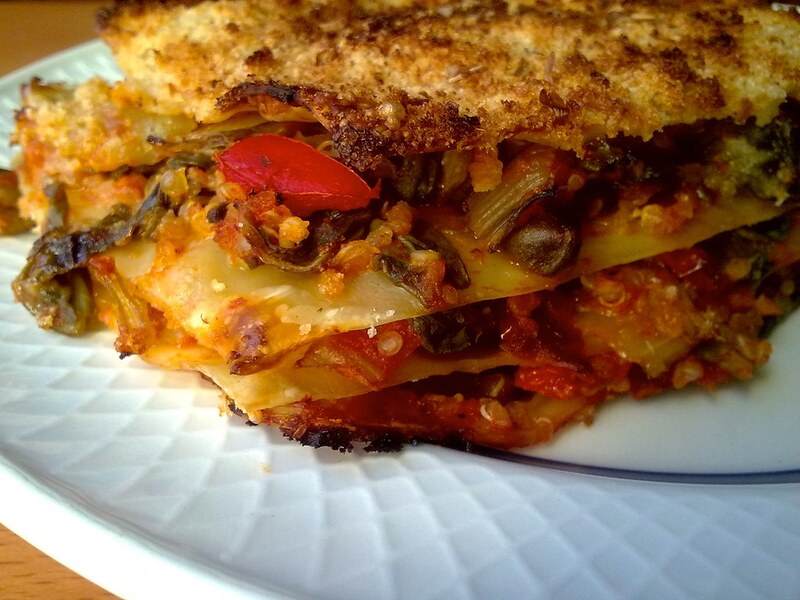 tomate en la cocina italiana - Lasagna