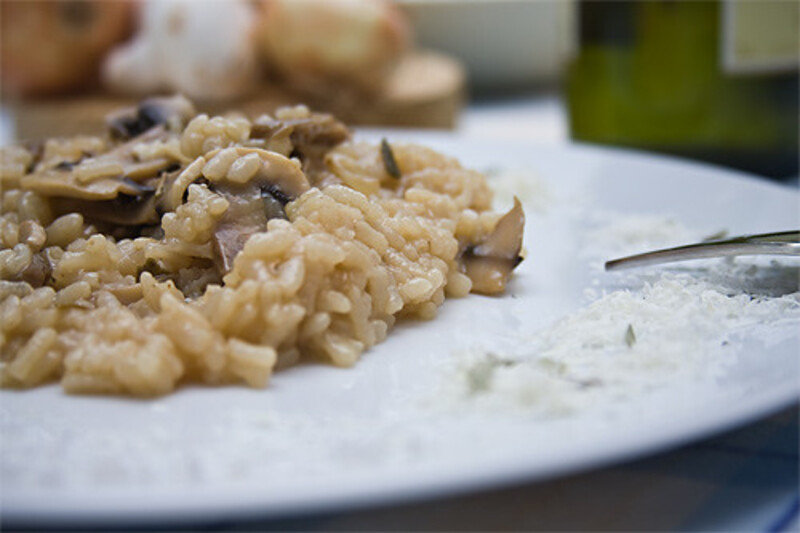 risotto de setas - Risotto