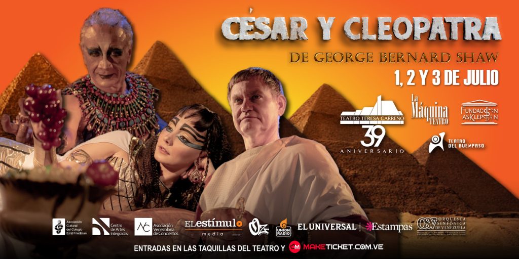 estreno de César y Cleopatra - Flyer