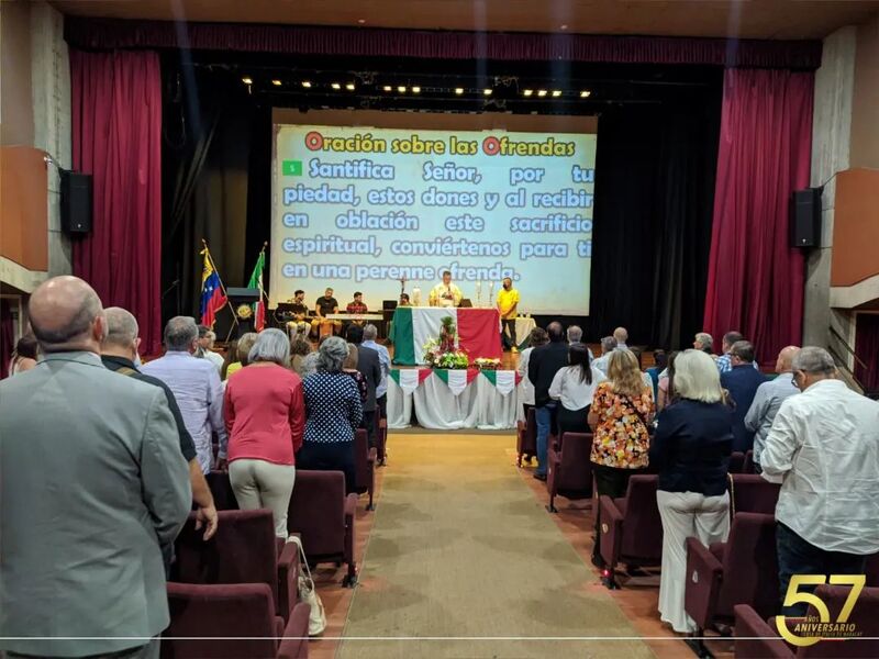 aniversario de la Casa Italia de Maracay - Misa